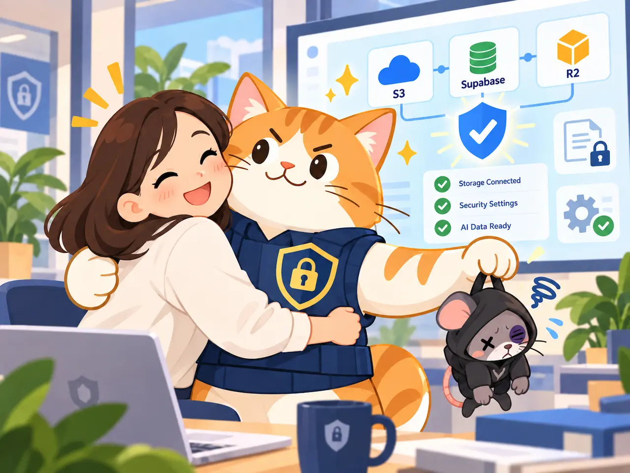 BytePlay 워크스페이스 전용 스토리지 연동 및 4중 보안 방어 체계 완성